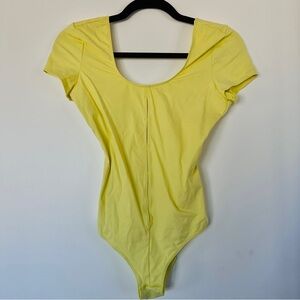 HALARA Light Yellow Women's Bodysuit